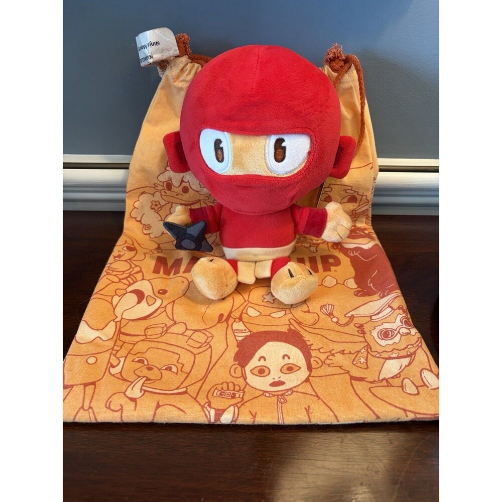 Makeship NINJA MONKEY Plush Plushie by Ninja Kiwi New in Bag with Tag 2213
